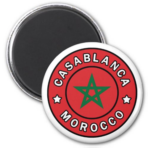 Casablanca Morocco Magnet
