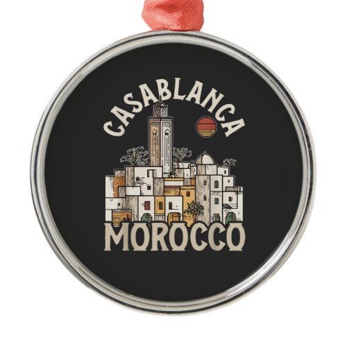 casablanca morocco  metal ornament