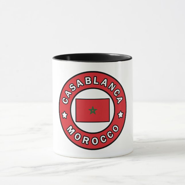 Casablanca Morocco Mug (Center)