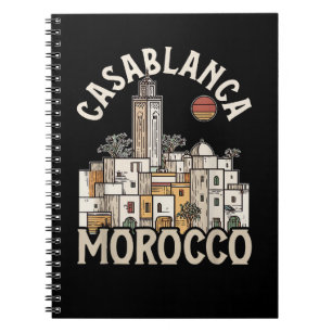 casablanca morocco notebook