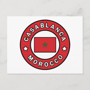 Casablanca Morocco Postcard
