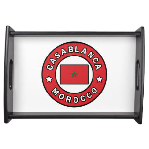 Casablanca Morocco Serving Tray