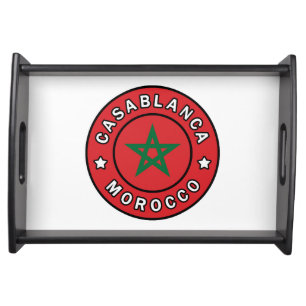 Casablanca Morocco Serving Tray