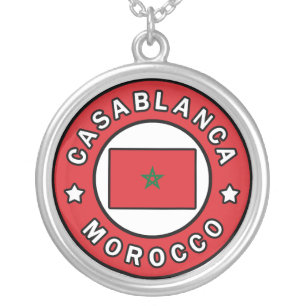 Casablanca Morocco Silver Plated Necklace