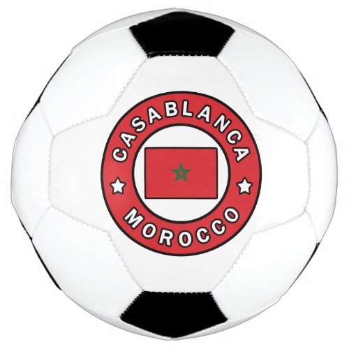 Casablanca Morocco Soccer Ball