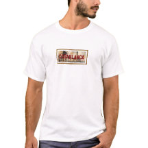 Casablanca Morocco Vector Skyline T-Shirt.