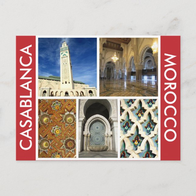 casablanca scenes postcard (Front)
