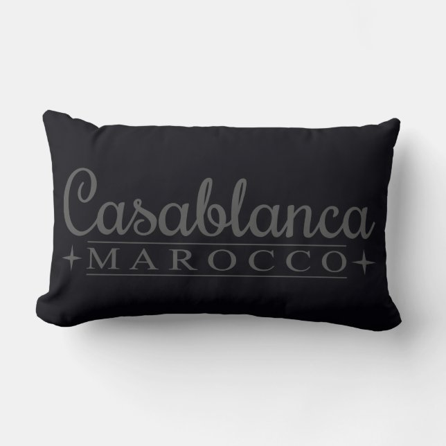 Casablanca throw pillows (Front)