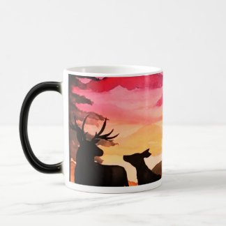 Casagrande Creations Deer sunrise/ sun set mug