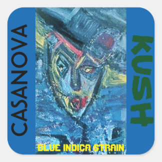 CASANOVA KUSH SQUARE STICKER