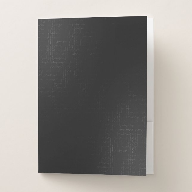 Cascade (Black)™ Pocket Folder (Front)