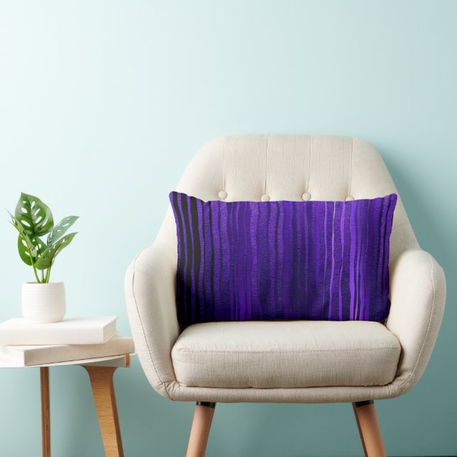 Cascade Calm: Waterfall Lumbar Pillow (Chair)