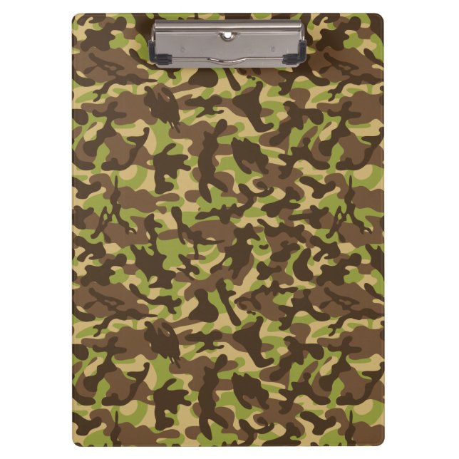 Cascade Camouflage  Clipboard (Front)