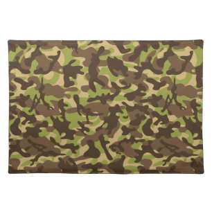 Cascade Camouflage Cloth Placemat