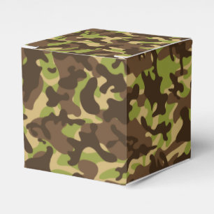 Cascade Camouflage Favor Boxes