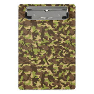 Cascade Camouflage Mini Clipboard