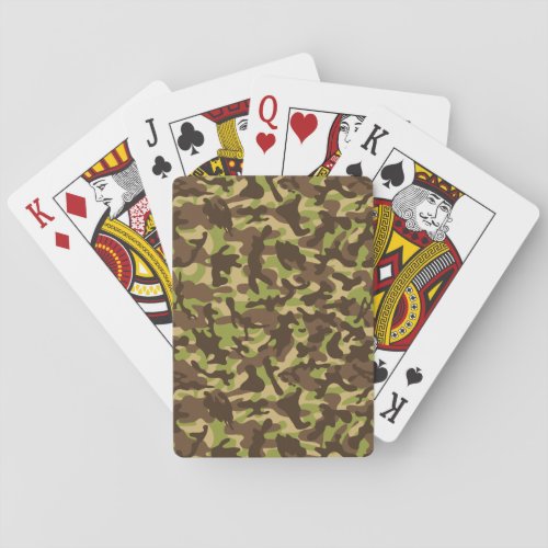 Cascade Camouflage  Poker Cards