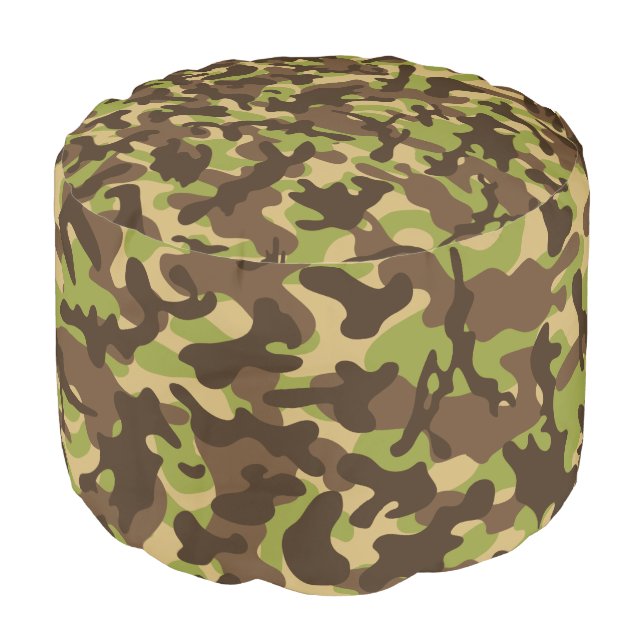 Cascade Camouflage  Pouf (Angled Front)
