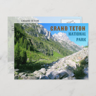 Cascade Canyon, Teton National Park, Wyoming Postcard