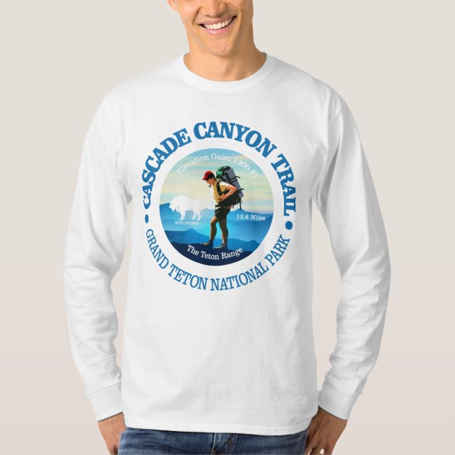 Cascade Canyon Trail (C) T-Shirt (Front)