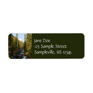 Cascade Creek at Grand Teton Label