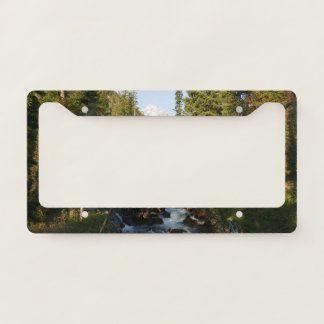 Cascade Creek at Grand Teton License Plate Frame