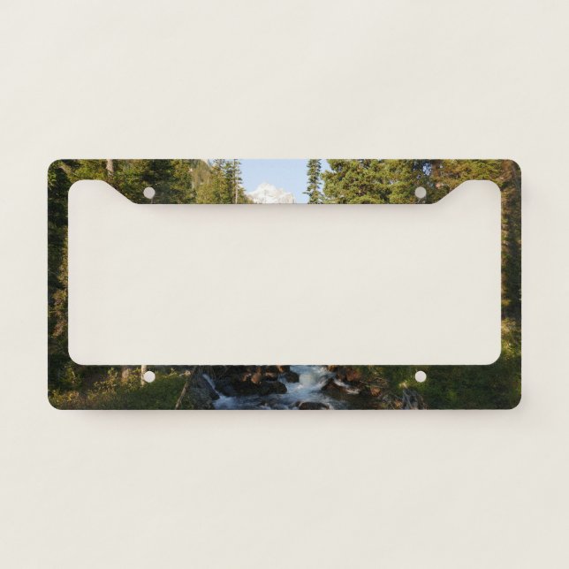 Cascade Creek at Grand Teton License Plate Frame (Front)