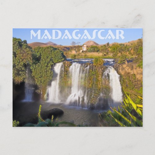 Cascade dAmpefy Madagascar Postcard