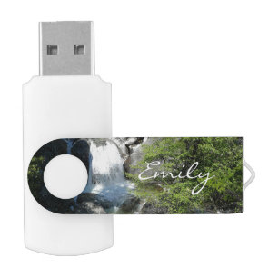 Cascade Falls at Yosemite National Park Flash Drive