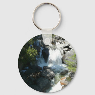 Cascade Falls at Yosemite National Park Keychain