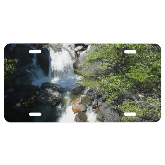 Cascade Falls at Yosemite National Park License Plate (Front)