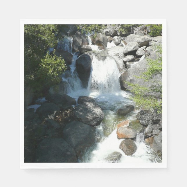 Cascade Falls at Yosemite National Park Paper Napkins (Front)