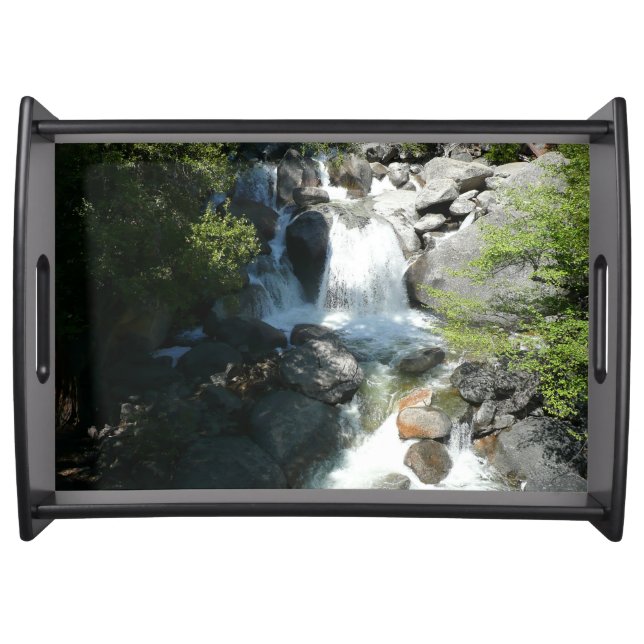 Cascade Falls at Yosemite National Park Serving Tray (Front)