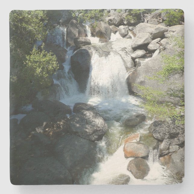 Cascade Falls at Yosemite National Park Stone Coaster (Front)