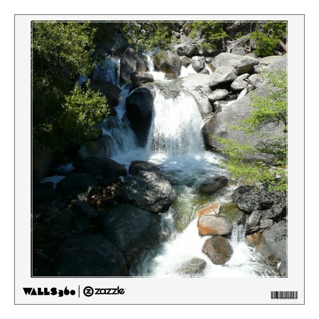 Cascade Falls at Yosemite National Park Wall Sticker (Front)