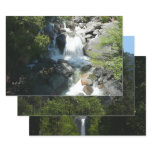 Cascade Falls at Yosemite National Park Wrapping Paper Sheets