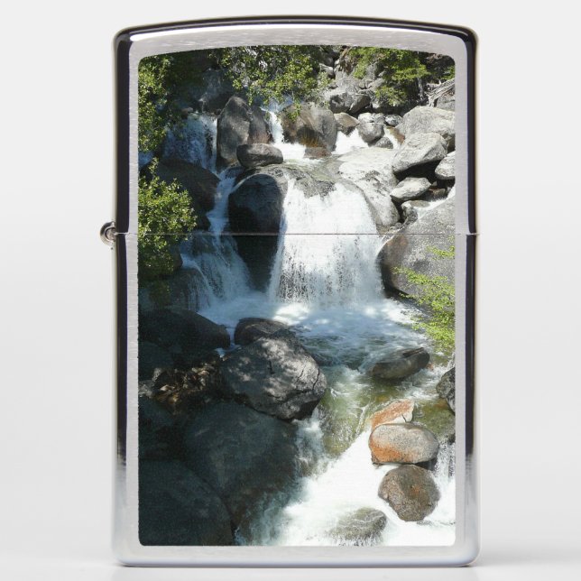 Cascade Falls at Yosemite National Park Zippo Lighter (Front)