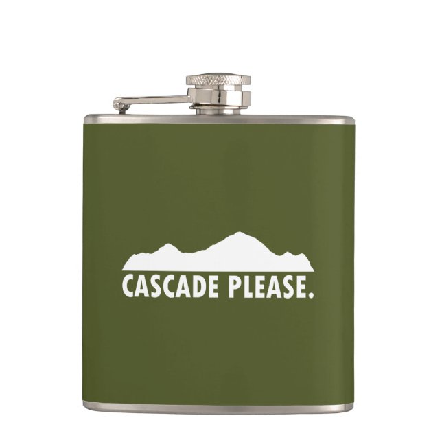 Cascade Idaho Please Flask (Front)