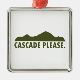 Cascade Idaho Please Metal Ornament