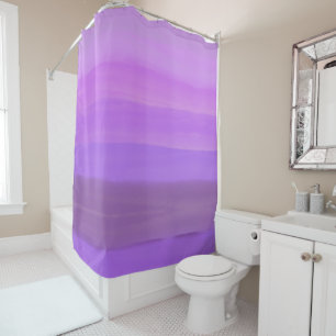 Cascade in Purple  Shower Curtain