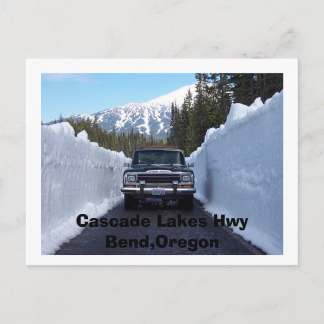 Cascade Lakes Hwy Bend,Oregon Postcard (Front)