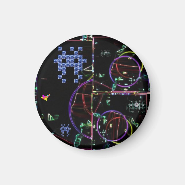 Cascade of Electronic Games Magnet (Front)