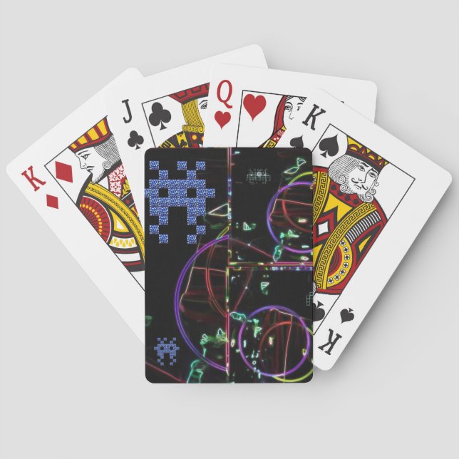 Cascade of Electronic Games Poker Cards (Back)