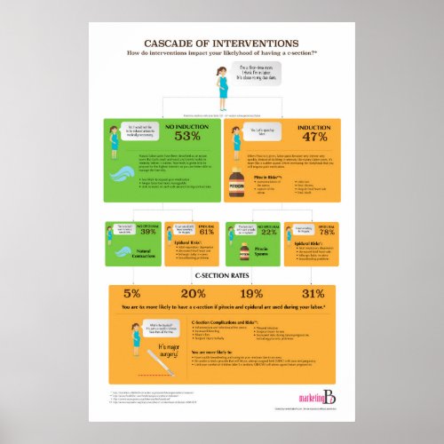Cascade of Interventions 24 x 36 Poster