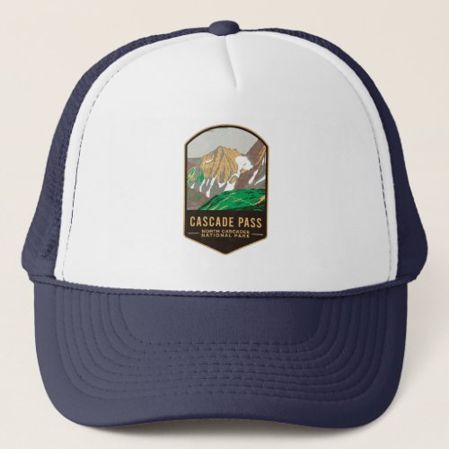 Cascade Pass North Cascades National Park Trucker Hat