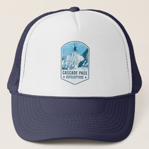 Cascade Pass Ski Badge Trucker Hat