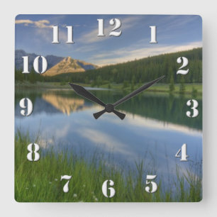 Cascade Ponds Canada Square Wall Clock