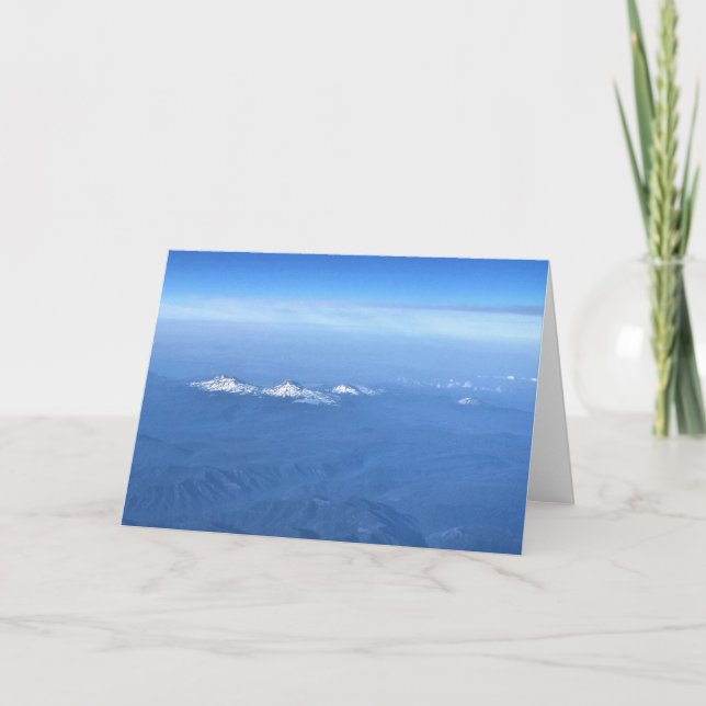 Cascade Range, Central Oregon Card (Front)