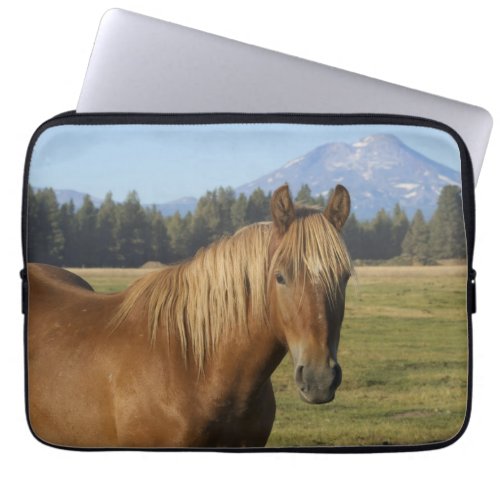 Cascade Range  Chestnut Horse Laptop Sleeve