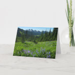 Cascade Range from Mount Rainier National Park Card